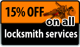 15% off on all locksmith services